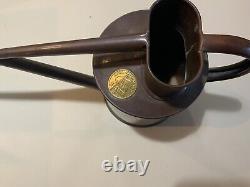 Vintage HAWS Elliott COPPER WATERING CAN England Mid Century Rare