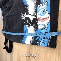 Vintage Hamms Beer Shorts with Can Holder Size M Zodas Made In USA Super Rare 80s