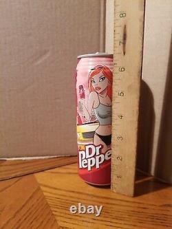 Vintage Japanese Dr Pepper Soda Can 2004 ATHENS OLYMPICS Anime Girl RARE HTF