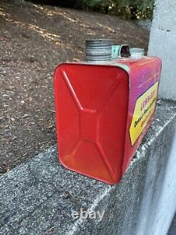 Vintage Lawn Boy Metal Gas Can 2.5 Gallon Rare