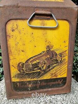 Vintage NOTWEN OILS 5 Gallon Pyramid Can Automobilia Motoring Collectable Rare