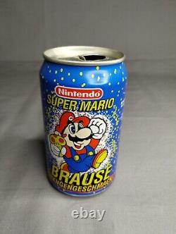 Vintage Nintendo Super Mario Soda Can SNES NES 1993 German Collectible Rare