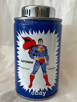 Vintage Official DC Comics Super Man Pepsi Can Advertising UAE Rare 70s-80s