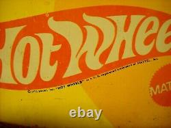 Vintage Old Metal Hotwheels Tin Redline Garbage Trash Can Bin Mattel 1970 RARE