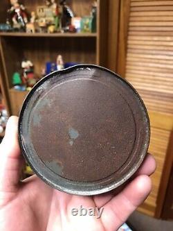 Vintage Original Sterling Motor Oil Round Metal Empty 1 Qt. Can! Very Rare Can