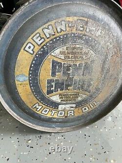 Vintage Penn Empire Works Motor Rocker Oil 5 Gallon Can Rare Orig Pennsylvania