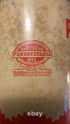 Vintage Penn Rock Motor Oil Quart Can Buffalo NY RARE Rock Oil Corp