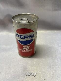 Vintage Pepsi Can 75th Anniversary 1898-1973 Plays Musical Jingle? Very rare