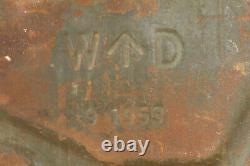 Vintage Post War British Army WD Jerry Can Gas Fuel Container Marked 1953 Rare