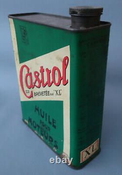 Vintage RARE CASTROL Oil Can No Valvoline Mobiloil Pennzoil Veedol Motul Texaco