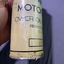Vintage RARE Ower Oil Graphic Early Automotive Gear Tall Spout Oil Can