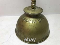 Vintage Rare Brass Oil Can Handcrafted Iron Oil Container COLLECTABLES