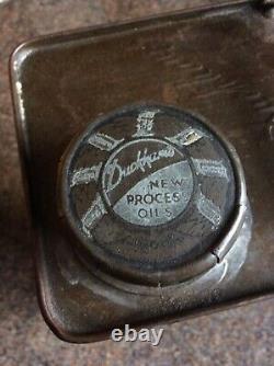Vintage Rare Duckhams Adcol Motor Oil Can Jug Pourer Esso BP Castrol