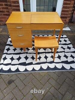 Vintage Rare MCM Mid Century Stag Dressing Table Desk Can Deliver