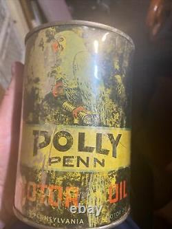 Vintage Rare Polly Penn Motor Oil Can