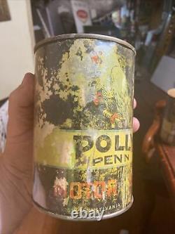 Vintage Rare Polly Penn Motor Oil Can