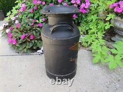 Vintage Rare Steel Metal Milk Dairy Jug Container Country Club Dairy Kansas City