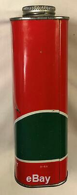 Vintage Red & Green Maytag Bearing Lubricant Oil Quart Can Tin Rare 57191-X
