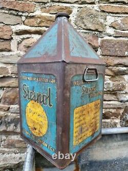 Vintage STERNOL OIL 5 Gallon Pyramid Can Automobilia Motoring Collectable Rare