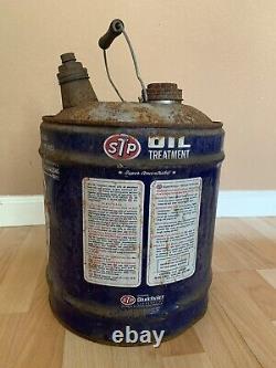 Vintage STP 5 Gallon Gas Oil Can RARE