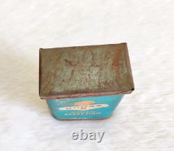 Vintage Shell Donax B Advertising Tin Can Automobile Collectible Rare Old TN832