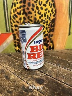 Vintage Sugar Free Big Red 12 Oz Can Sign Coca Cola 7up Pepsi Orange Crush Rare