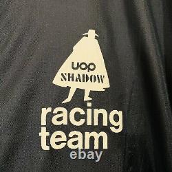 Vintage UOP Shadow Racing Team Jacket Mens 1970s Black Can Am Sz L RARE w