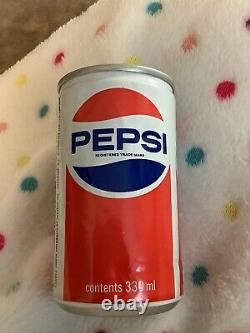 Vintage Unopened Empty Pepsi Can - Rare - Factory Error, No Opening To Top