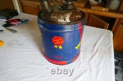 Vintage Very Rare 5 Gallon Wanda Oil Can Only 1 on eBay! Solid! Lot 24-36-60