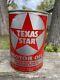 Vintage rare Texas Star motor oil 1 quart oil can advertising petroliana