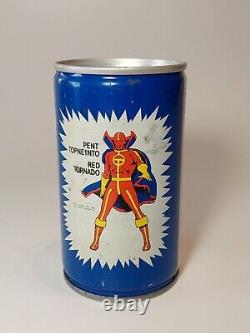 Vtg 1982 Greek Exclusive DC Super Heroes 12 Empty Pepsi Cans 330 ML Lot Rare