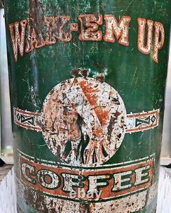 WAK-EM-UP Coffee Can Extremely, Extremely Rare/AUTHENTIC