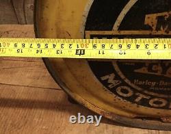 WOW Holy Grail RARE Early 1930s HARLEY DAVIDSON 5 Gal Rocker Motor Oil Can
