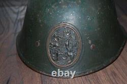 WW2 Dutch Helmet M27 NICE AS YOU CAN GET 100% RARE ORIGINAL ALL CORRECT