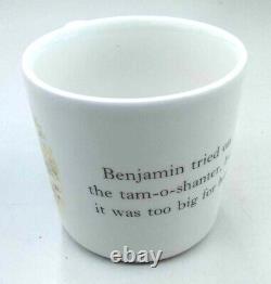 Wedgwood Peter Rabbit & Benjamin Bunny Collection cup Bowl Can Set Rare Vintage