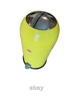 Wesco Kickmaster 33 LTR Trash Bin ULTRA RARE Lemon Yellow