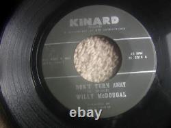Willy McdougalI Can't Wait&Don't Turn AroundRare Soul 45 Kinard 2318 vtg 1960s