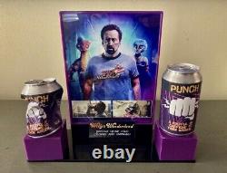 Willy's Wonderland Nick Cage Punch Can display RARE with COA Screen used HEROS