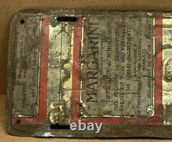 Wow Verry Rare. 1945 War (tin Can War Made License Plate)? Philippines Manila