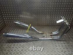 Yamaha XJ650 Pre-YICS 1980 Rare Original 4 Into 2 Exhaust System Downpipes Cans
